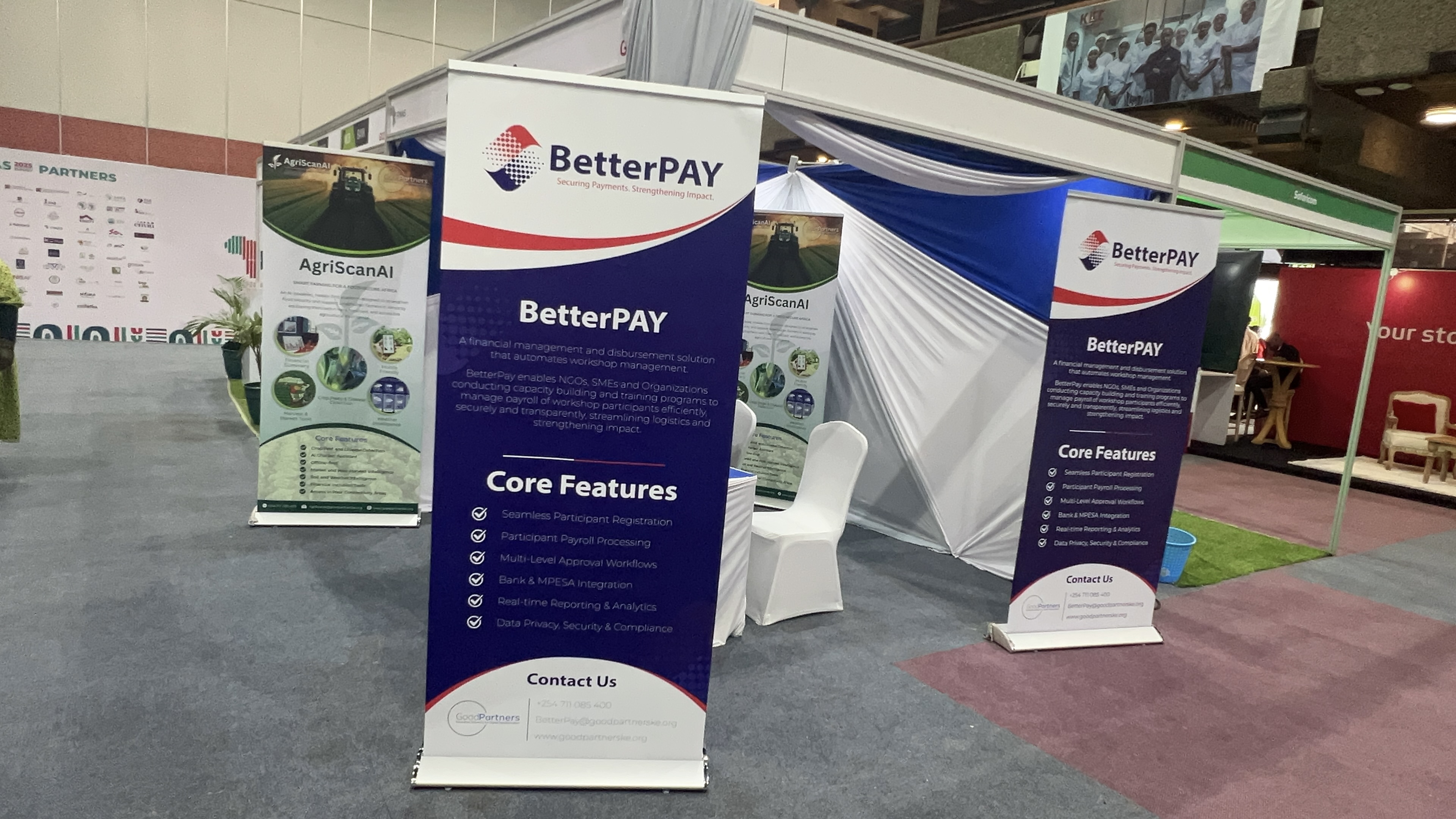 Good Partners Exhibition Booth at FINAS 2025
